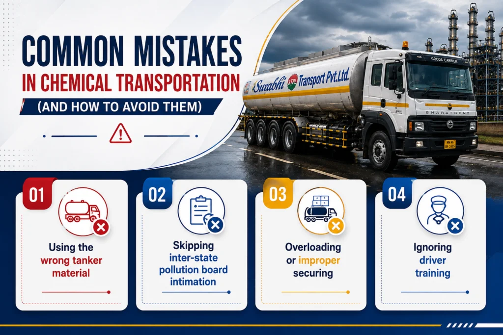 Common Mistakes in Chemical Transportation