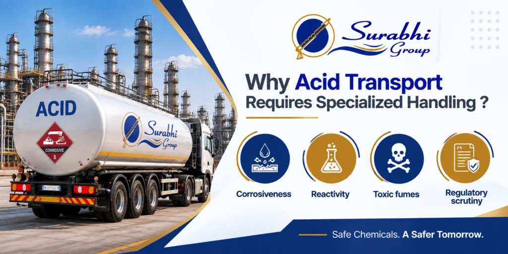Acid Transport Requires Specialized Handling